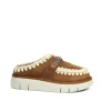 PANTOFOLA CON PELO ESKIMO METAL LOGO