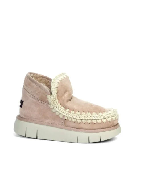 STIVALETTO CON PELO ESKIMO