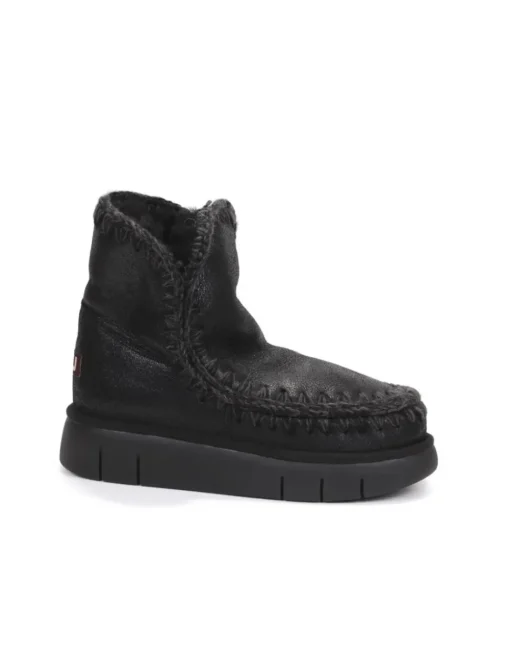 STIVALETTO CON PELO ESKIMO