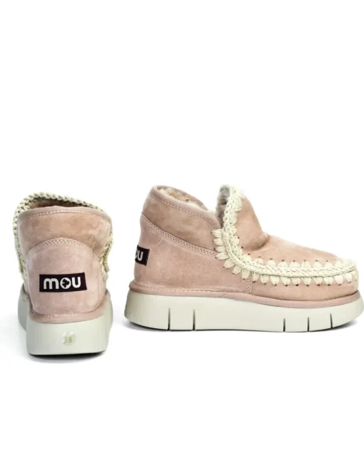 STIVALETTO CON PELO ESKIMO