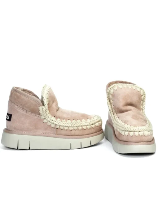 STIVALETTO CON PELO ESKIMO
